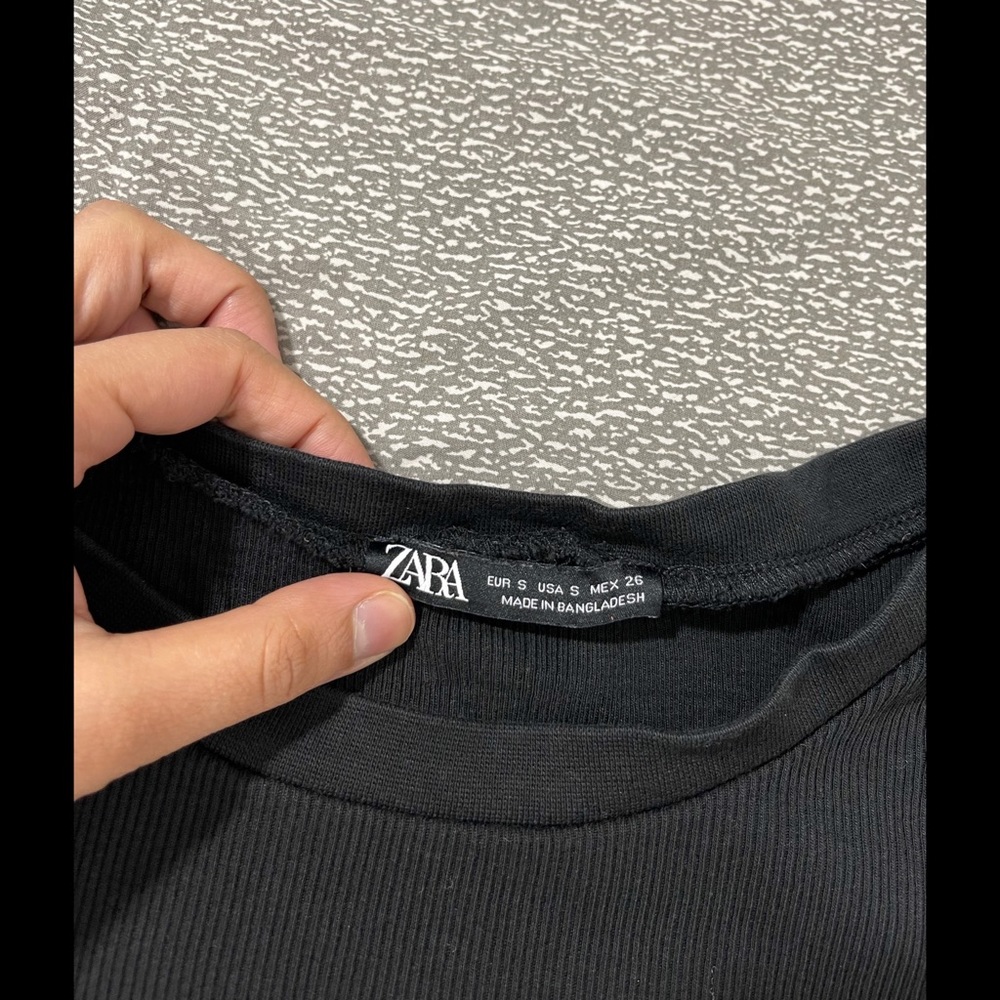 đź–¤Zara Basic ribbed topđź–¤ - Picture 3 of 4